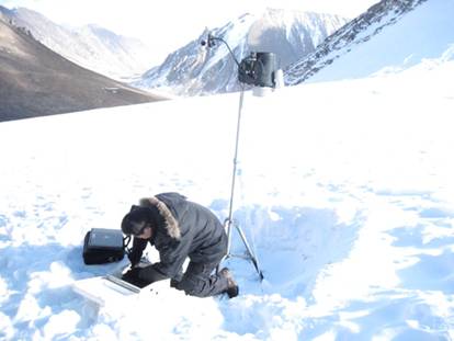 Vantage Pro2自动气象站应用于一号冰川的气象监测
