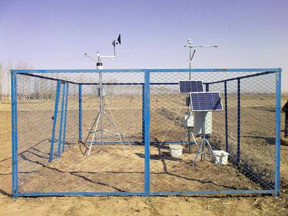 波文比测量系统和土壤水势温度监测系统在巴彦高勒实验站的安装和应用